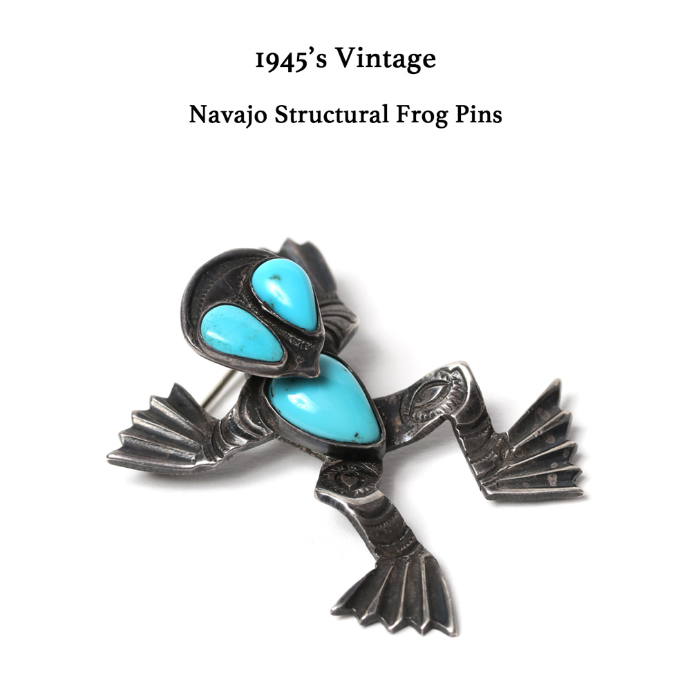 1945's ビンテージ ナバホ カエル ターコイズ ピンズ ブローチ Vintage Navajo Structural Frog Pins ナバホ族  navajo ツーリスト ジュエリー : navajopins008 : MAVAZI(IMPORT CLOTHING) - 通販 -  Yahoo!ショッピング