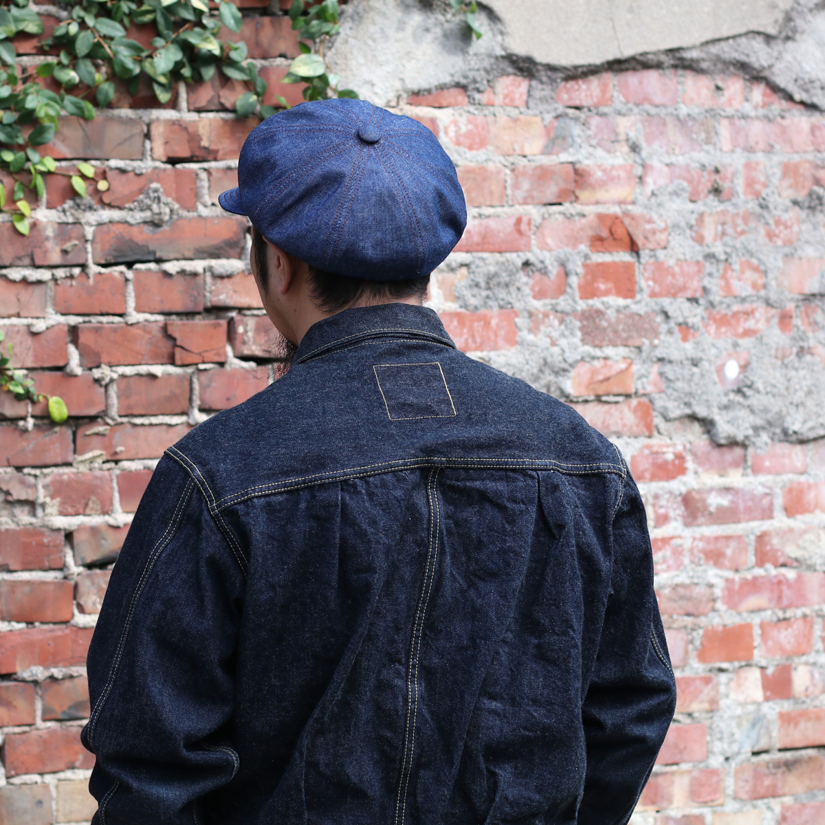 NEW YORK HAT USA製 デニムキャスケット 帽子 インディゴ L NEW YORK HAT USA製 デニムキャスケット 帽子 インディゴ L