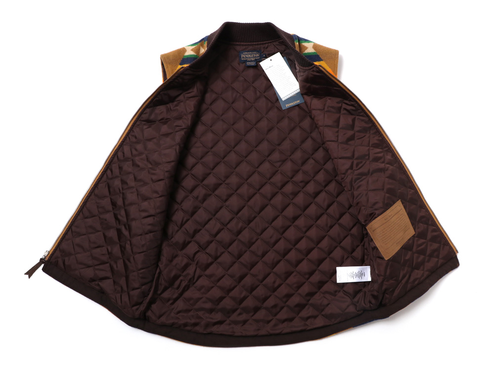 PENDLETON ペンドルトン COLTON QUILTED ZIP VEST ウールベスト