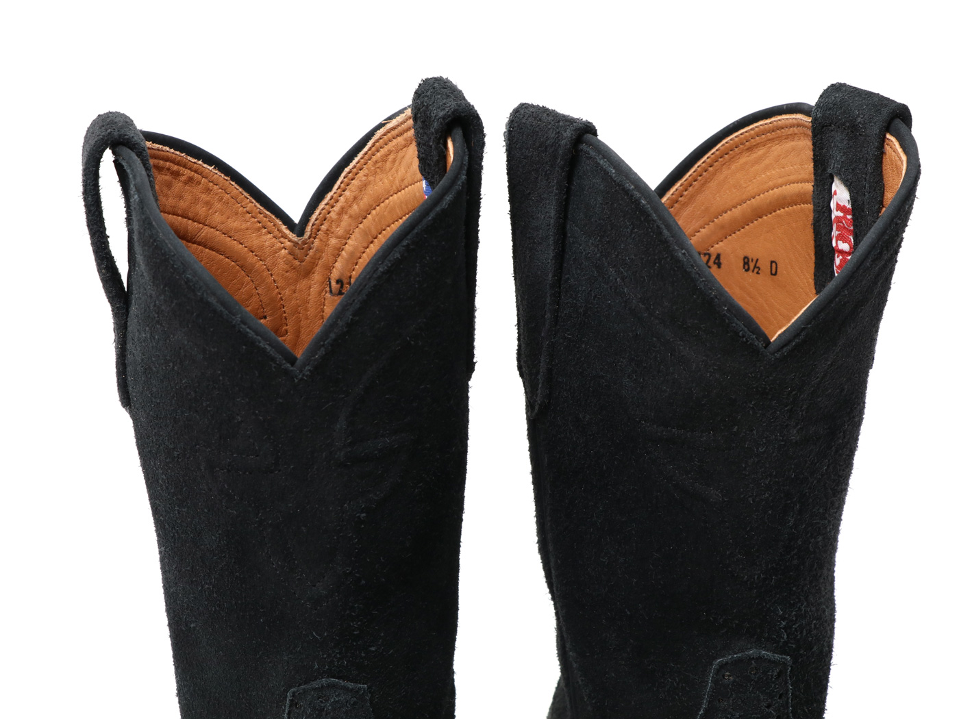 RIOS OF MERCEDES リオスオブメルセデス ROPER BOOTS BLACK SUEDE 