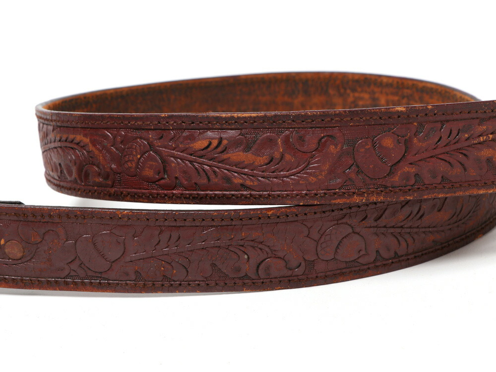 RRL（ダブルアールエル）Double RL ラルフ・ローレン Concho & Acorn Leather Belt コンチョレザーベルト どんぐり  : rrl008 : MAVAZI(IMPORT CLOTHING) - 通販 - Yahoo!ショッピング