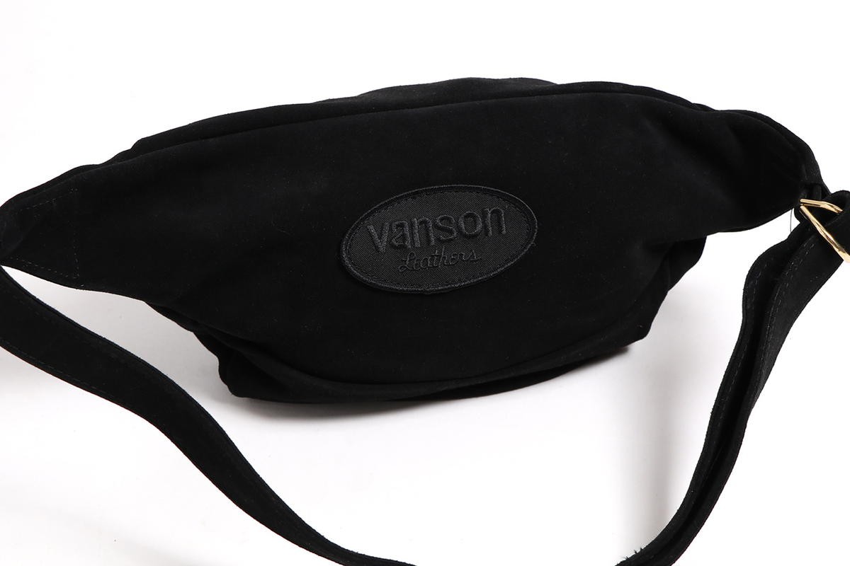 VANSON (バンソン) ファニーパック スエードレザー VANSON バンソンレザー スウェードレザーファニーパック