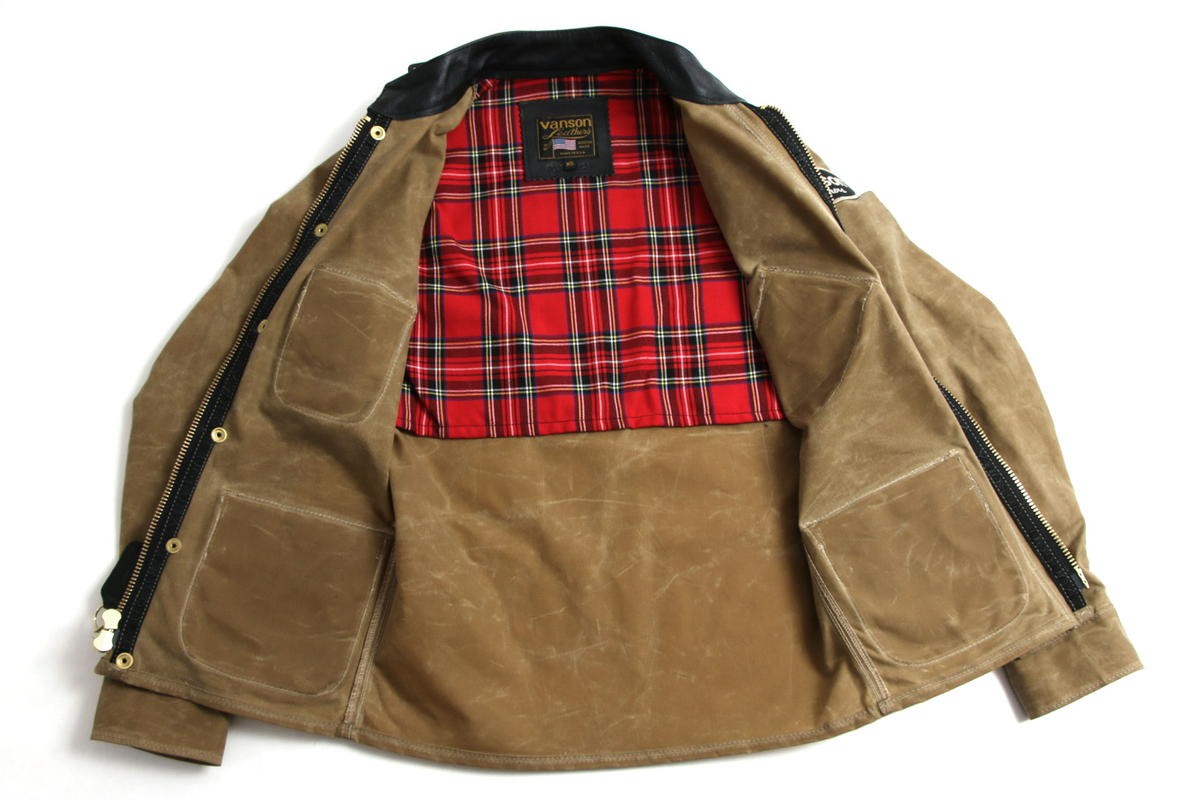 VANSON バンソン ストーマートライアル ジャケット ワックス VANSON バンソン ストーマートライアル ジャケット ワックス