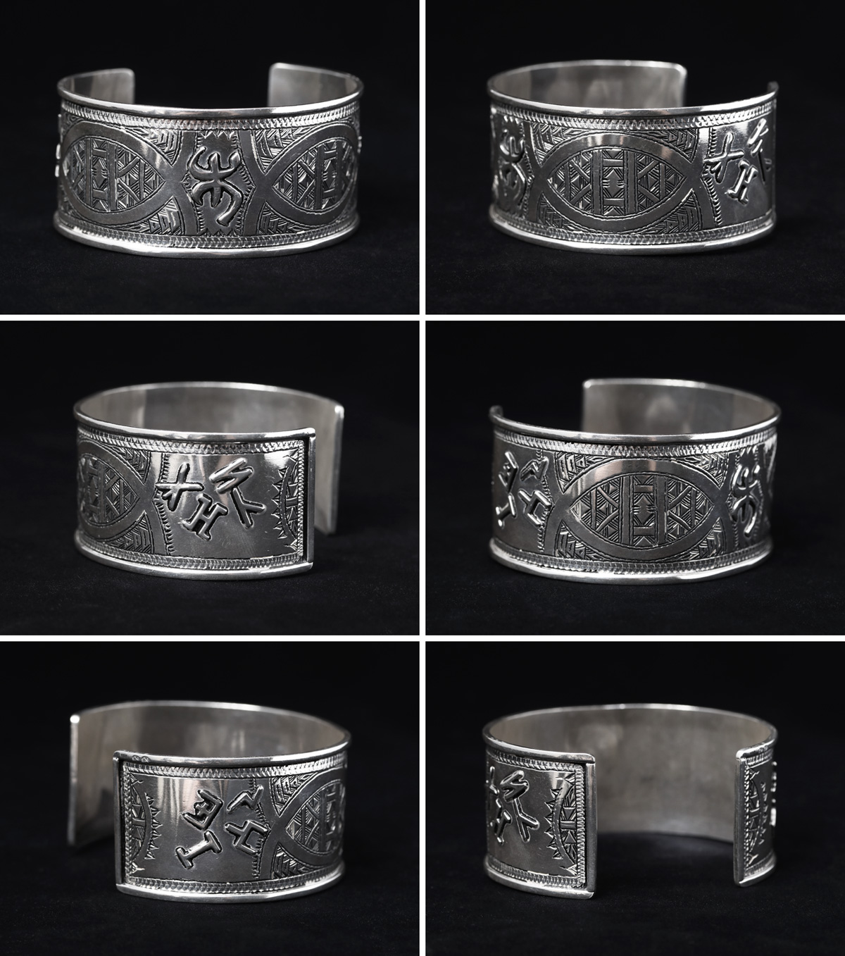 Touareg Silver Jewelry トゥアレグシルバージュエリー WIDE BANGLE