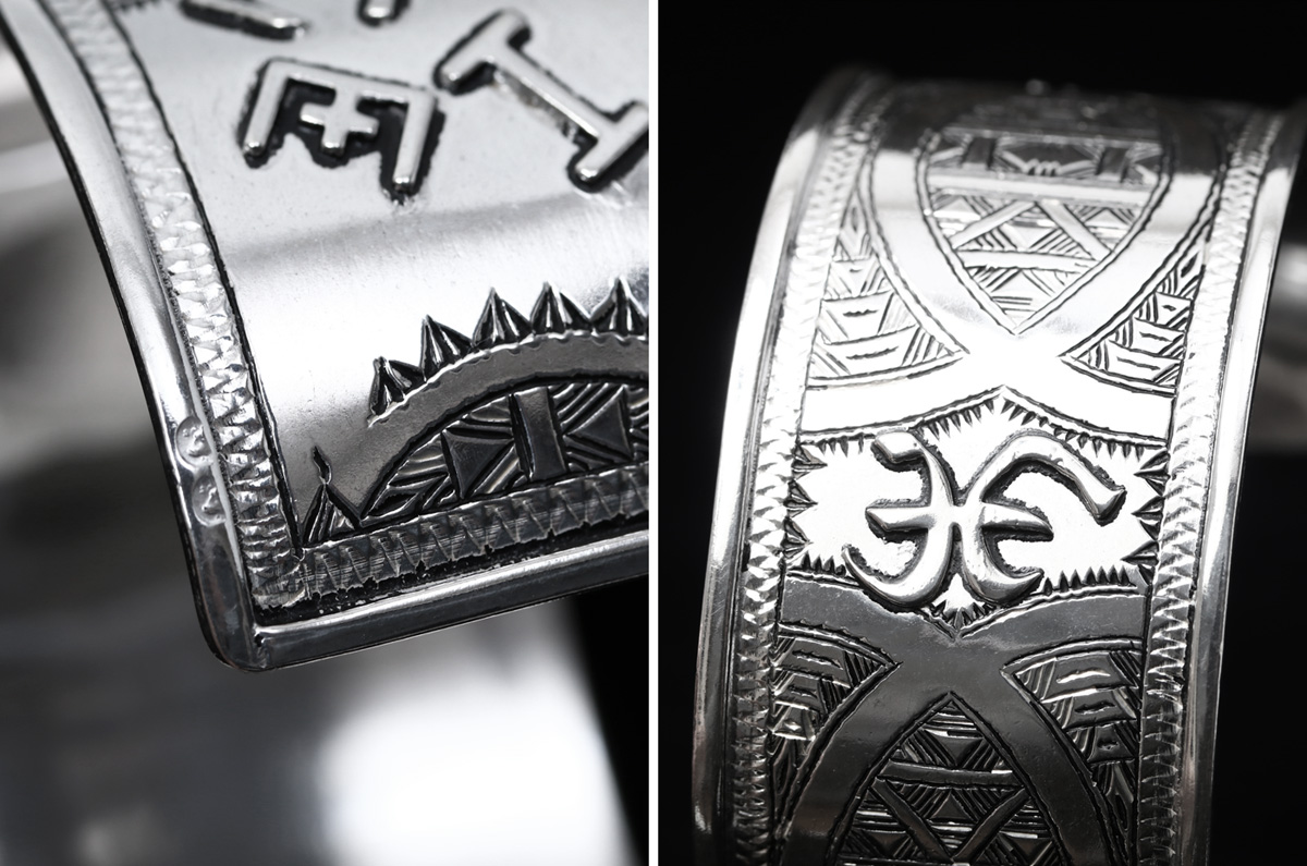 Touareg Silver Jewelry トゥアレグシルバージュエリー WIDE BANGLE