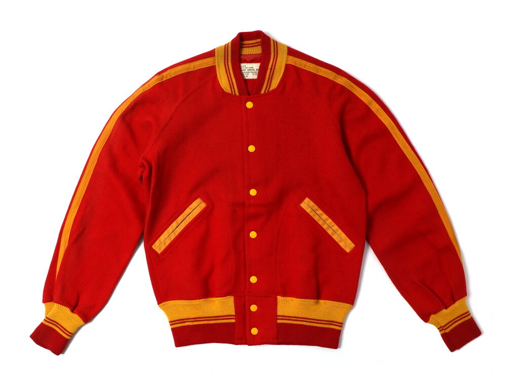 1950's USMC WARM UP ATHLETIC JACKET アワードジャケット 