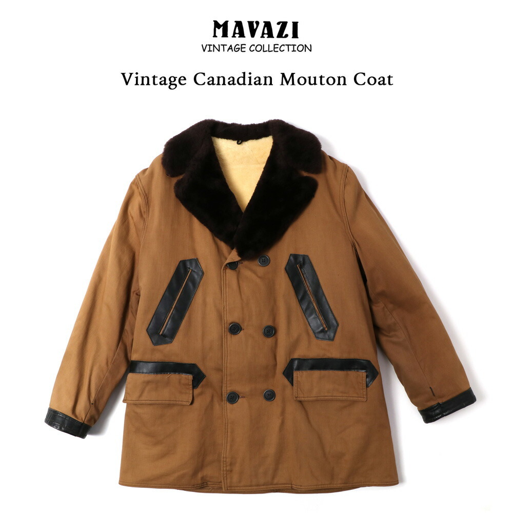 Vintage Canadian Mouton Coat ヴィンテージ カナディアンムートン