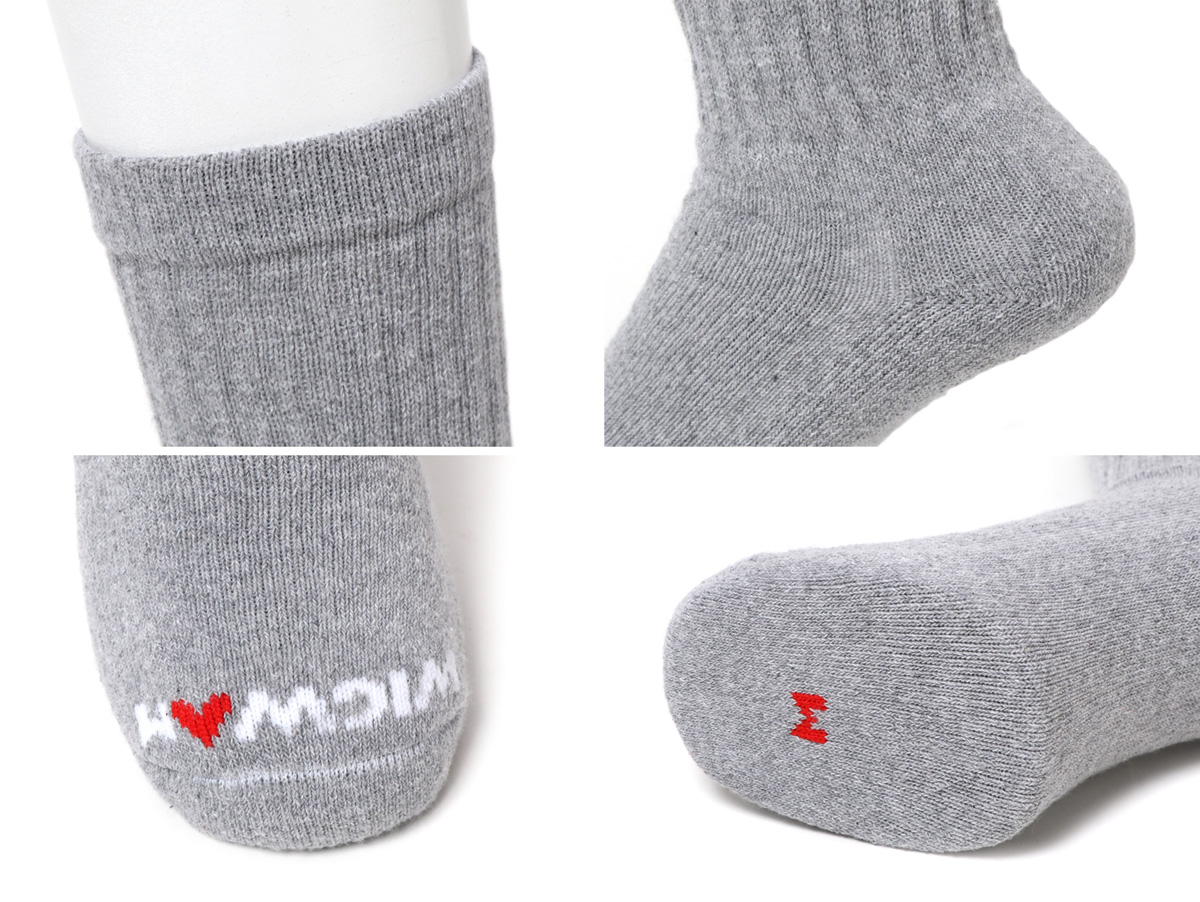 WIGWAM ウィグワム S1077 Super 60 Crew 3-Pack Socks Midweight