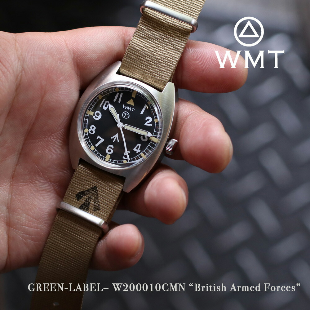 WMT ダブルエムティー WMT WATCHES GREEN-LABEL- W200010CMN “British Armed Forces”  ウォッチ 時計 腕時計 イギリス軍 ミリタリー