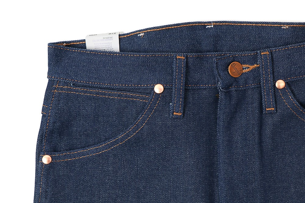 Wrangler 裾上げ無料 936 スリムフィット デニムパンツ リジット