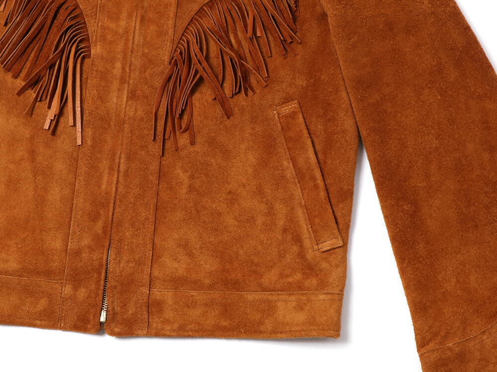 Y'2 LEATHER ワイツーレザー STEER SUEDE FRINGE JACKET WJ-01 Y'2 LEATHER ワイツーレザー STEER SUEDE FRINGE JACKET WJ-01
