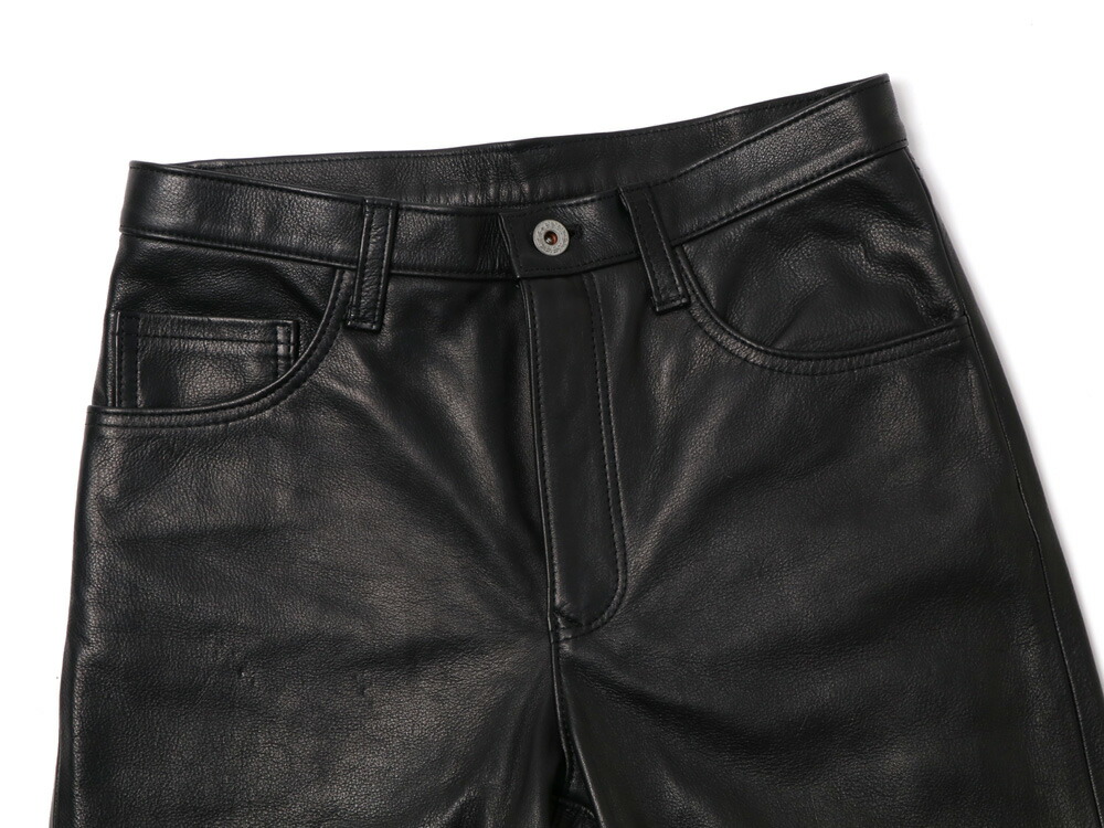 Y'2 LEATHER ワイツーレザー STEER OIL LEATHER PANTS STRAIGHT W30