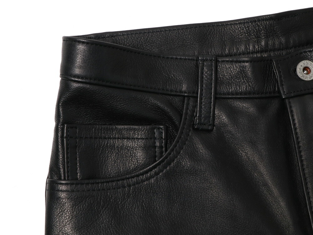 Y'2 LEATHER ワイツーレザー STEER OIL LEATHER PANTS STRAIGHT W30 