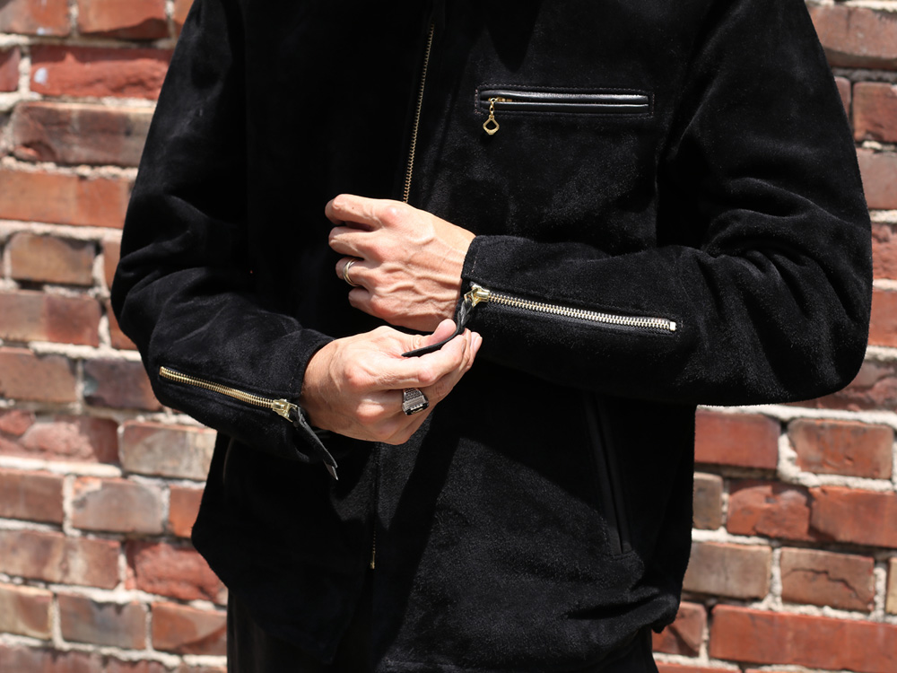 Y'2 LEATHER ワイツーレザー TR-65 STEER SUEDE SINGLE RIDERS