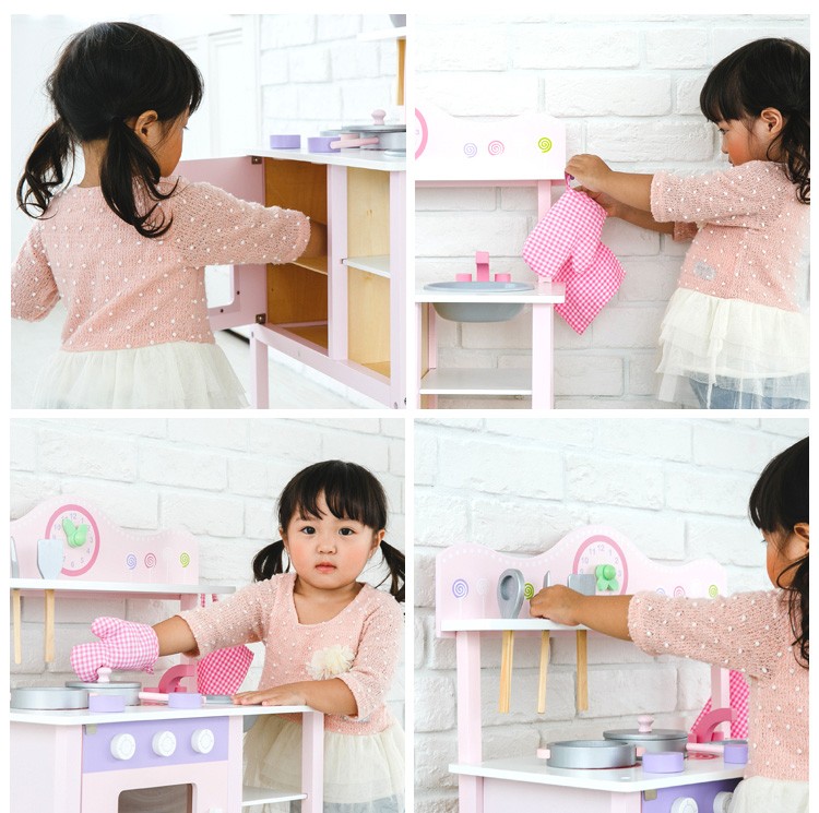 おままごと セット 木製 キッチン 女の子が喜ぶ 本格 天然木 キッチン 子供 人気 かわいい コンロ 食材 野菜 ごっこ遊び 知育玩具 おもちゃ Toy 知育玩具 おままごと Baby Action 通販 Yahoo ショッピング