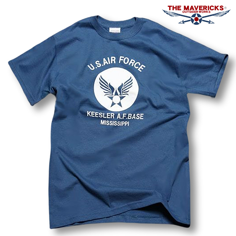 THE MAVERICKS ブランド ミリタリー Tシャツ メンズ アメカジ USAF エアフォース...