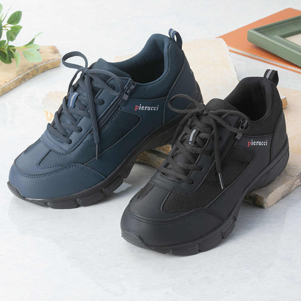 ウォーキングシューズ 介護シューズ メンズ ウォーキング シューズ 靴 軽量 足入れ簡単 幅広