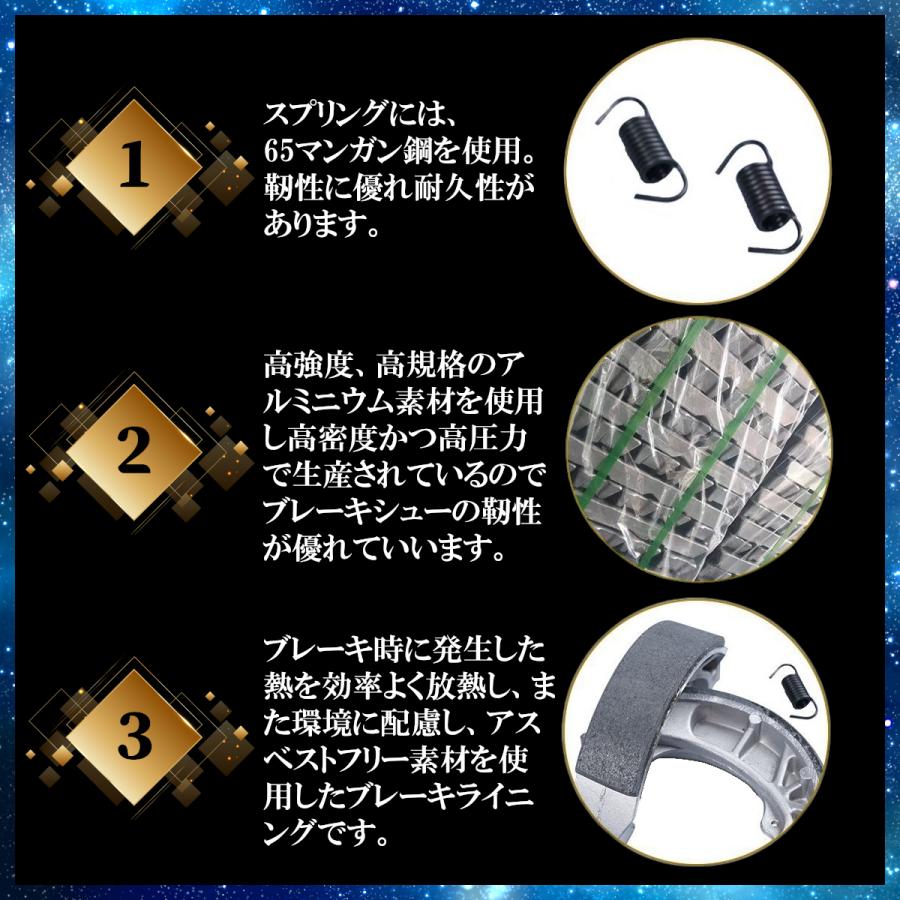 ホンダ フュージョン MF02 リア ブレーキシュー メンテナンス