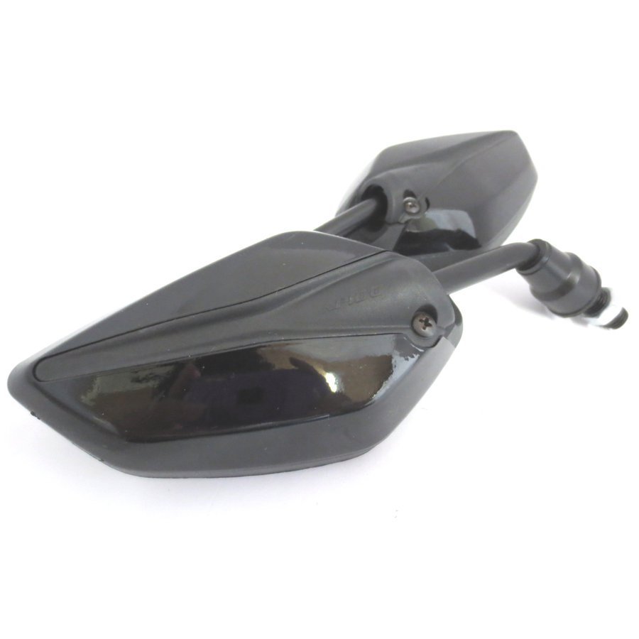 バイクミラー 左右セット ZXタイプ 10mm 純正タイプ ブラック