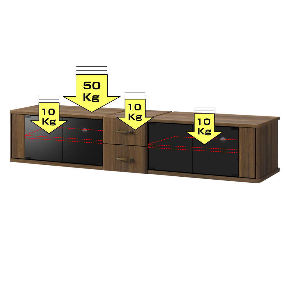 ダークブラウン テレビ台 ガラス棚付き テレビ台 ローボード 木製 大型 70型まで対応 ガラス扉 引き出し付