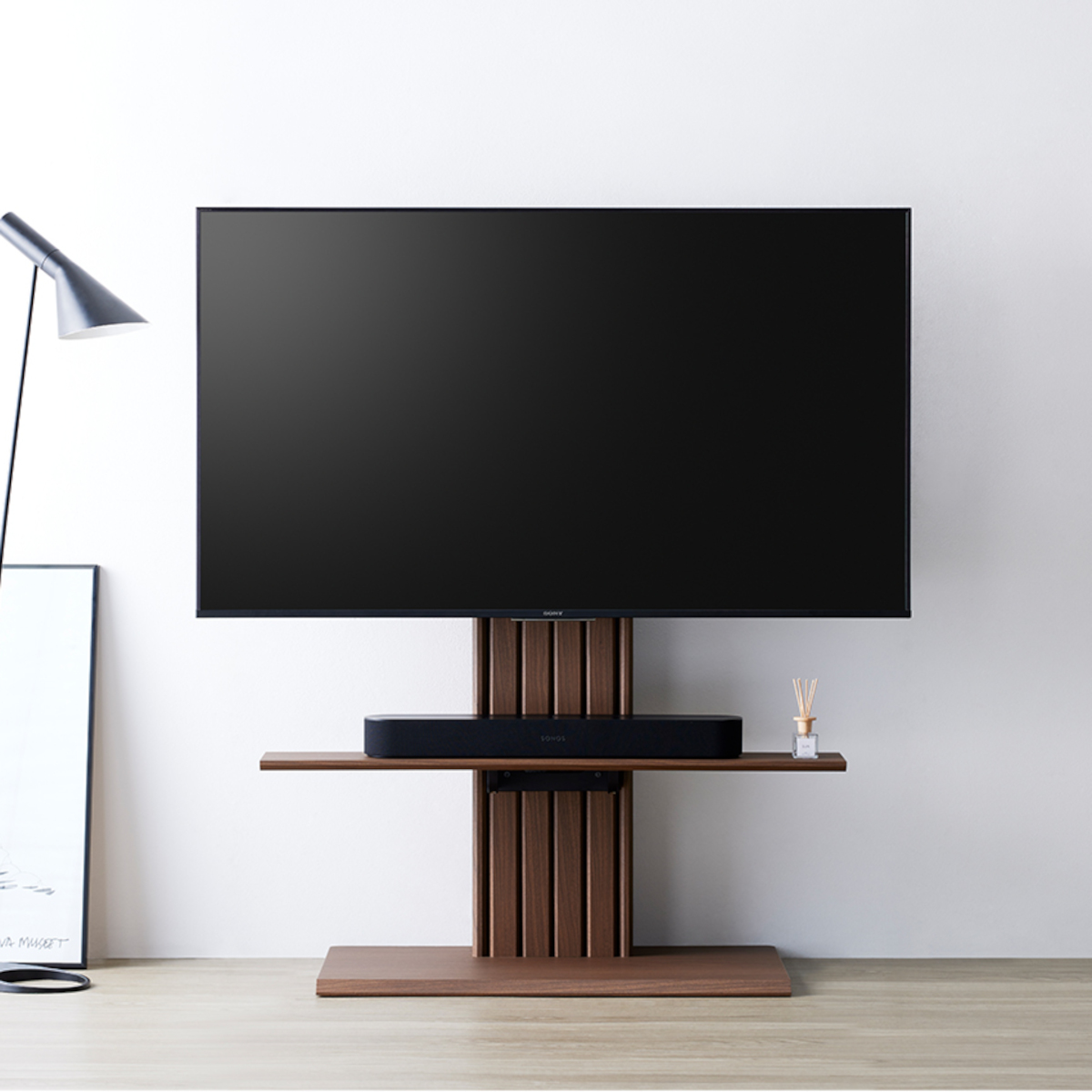 YUUmama用 値下げ WALL テレビスタンド ユアサプライムス.com｜壁寄せテレビスタンド 32型～60型対応