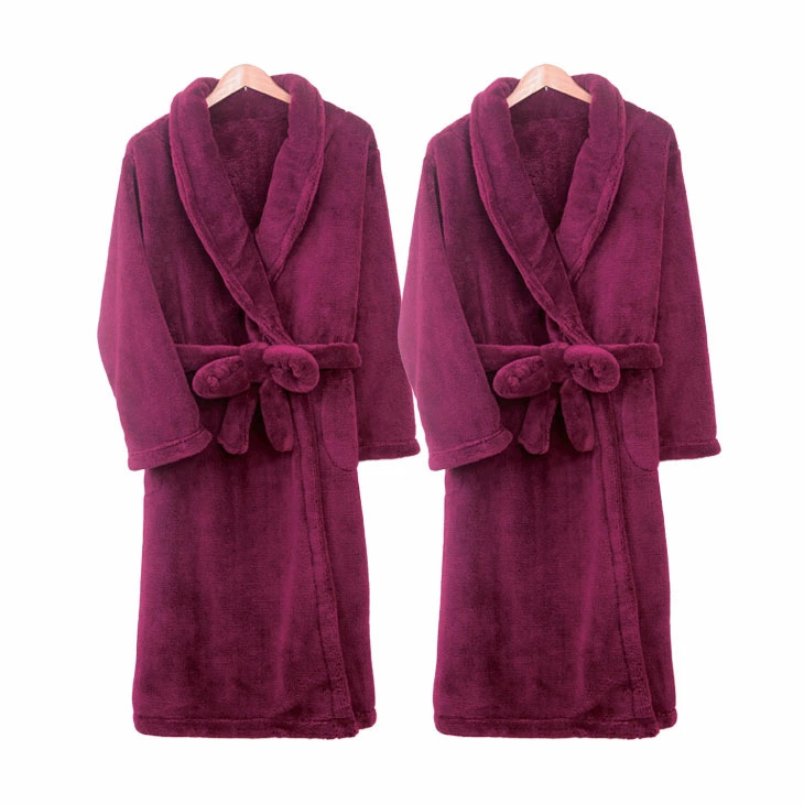 スーパーソフトマイクロファイバーガウン 2枚 部屋着 着る毛布 ルームウェア バスローブ レディース メンズ ナイトウェア ペア ふわふわ あったか |  | 02