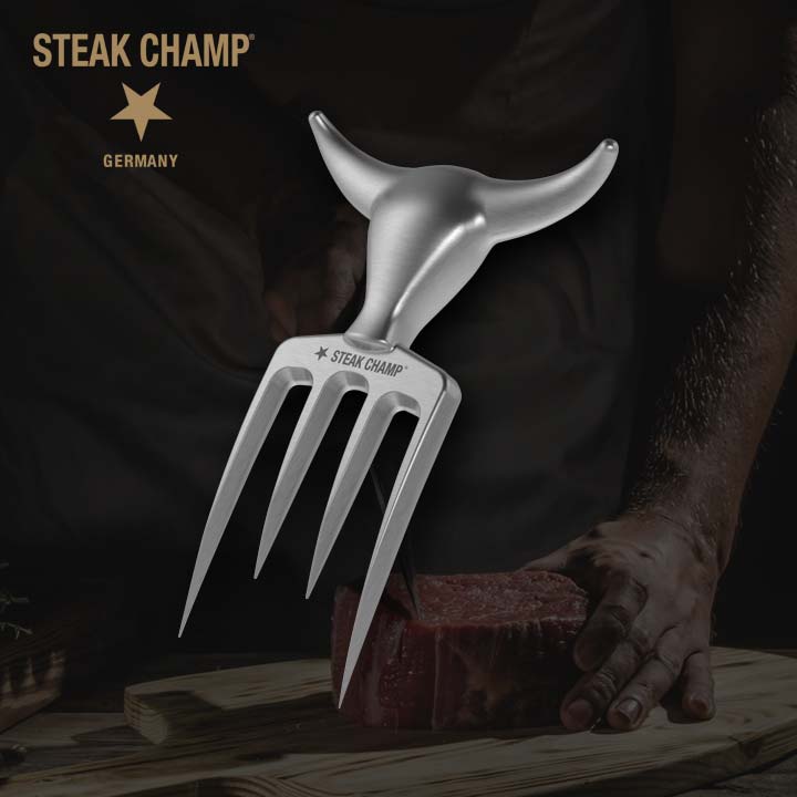 1年保証 ミートフォーク ステーキチャンプ STEAK CHAMP BULL FORK ブル