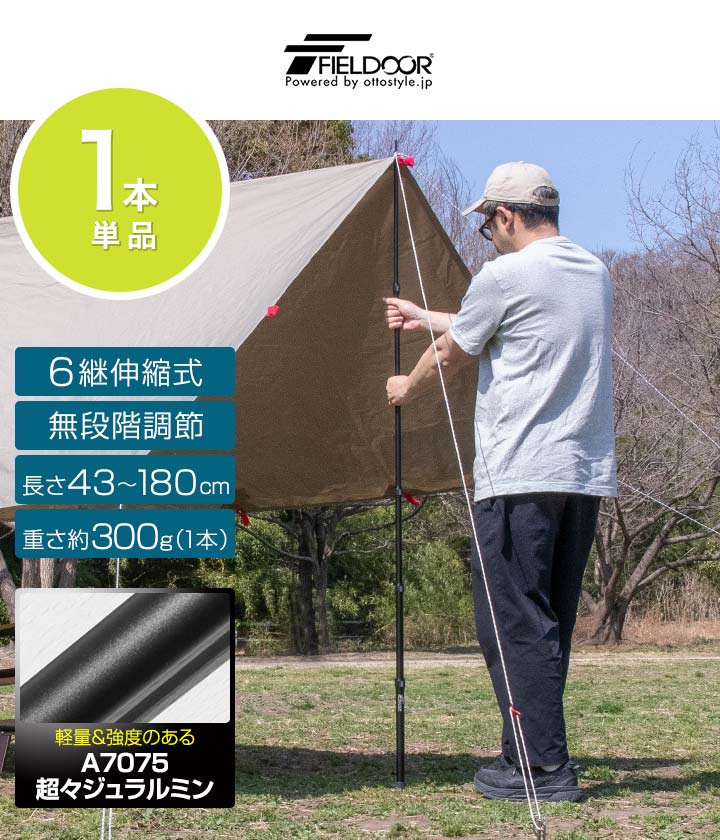 Amazon.co.jp: タープポール 『2024最新型』直径28mm 総長250cm