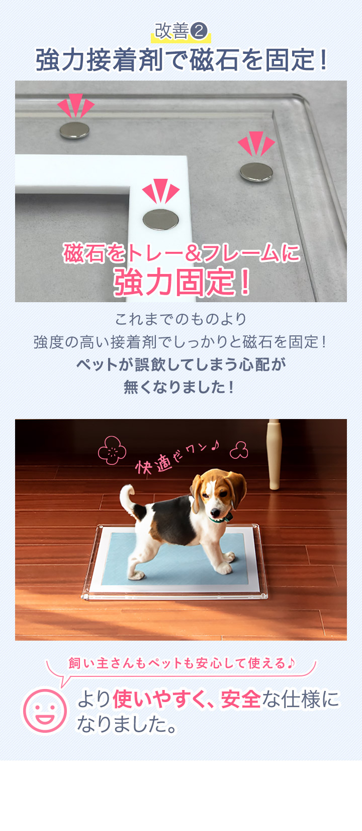 1年保証 犬 トイレ トレー 48×36×1.5cm 水洗い可能 アクリル製 1年保証 犬 トイレ トレー 48×36×1.5cm 水洗い可能 アクリル製