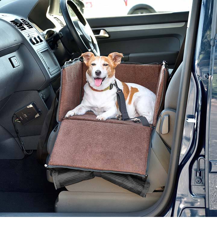 ドライブボックス ペット用 犬 車用 Sサイズ 幅38cm×38cm×高さ25cm