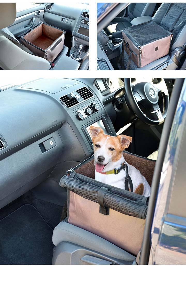 ドライブボックス ペット用 犬 車用 Sサイズ 幅38cm×38cm×高さ25cm