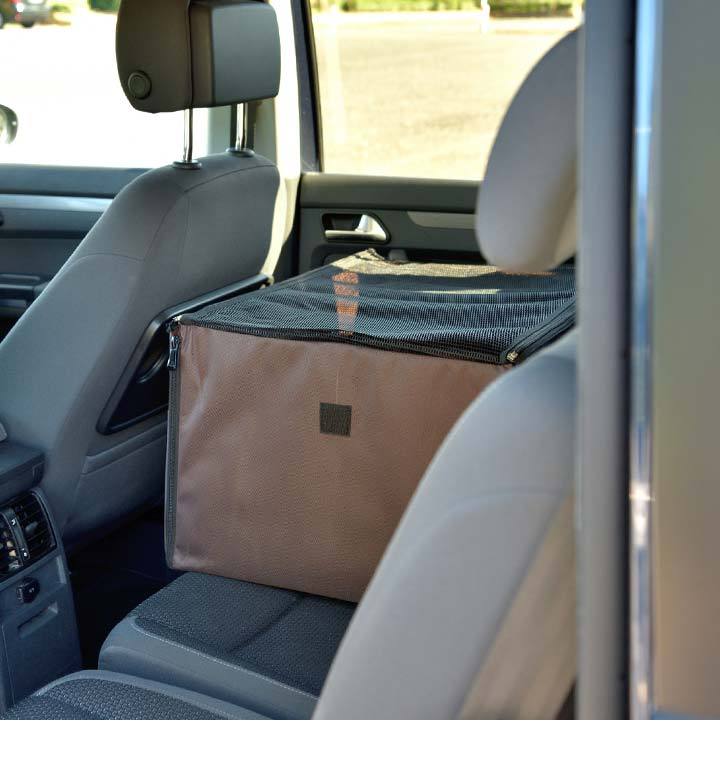 ドライブボックス ペット用 犬 車用 Lサイズ 幅67cm×49cm×高さ34cm