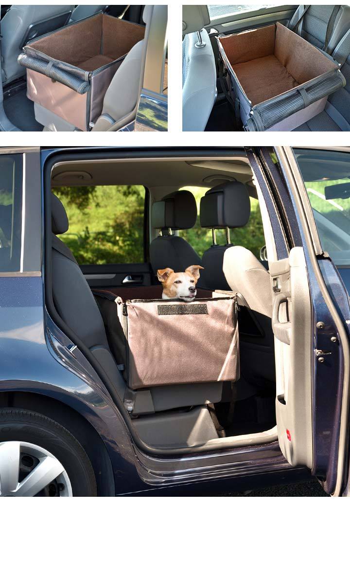 1年保証 ドライブボックス ペット用 犬 車用 Lサイズ 幅67cm×49cm×高さ