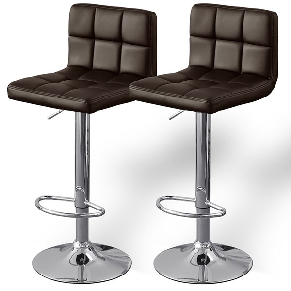 ヤフー1位 カウンターチェアー 昇降式 高さ調整 座面高67-77cm 耐荷重100kg 2脚セット 背もたれ ダイニング バー キッチン おしゃれ PUレザー 革 北欧 送料無料