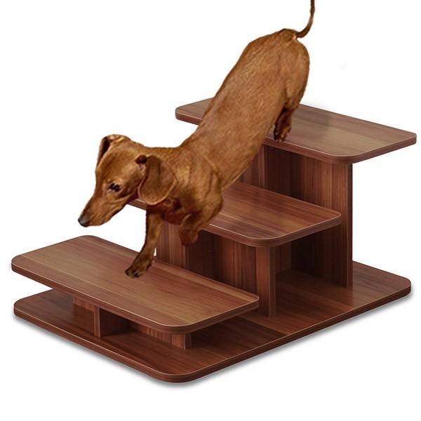 ドッグステップ 犬 階段 ステップ 3段 ペット用 ウッドタイプ 幅 46cm 木目調 木製 ペット用階段 ペットステップ スロープ 段差 踏み台 犬用階段 送料無料｜maxshare｜12