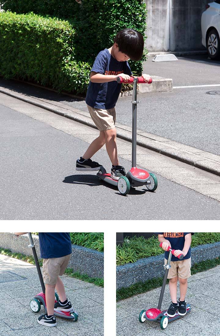 1年保証 キックボード 子供 3輪 フットブレーキ付き Radio Flyer