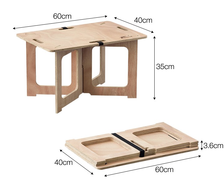 アウトドアテーブル レジャーテーブル コンパクト Mサイズ 幅 60cm 