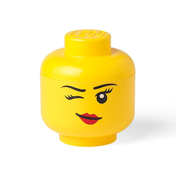 1年保証 レゴ ブロック 収納 ケース 小物入れ ストレージヘッド スモール 顔 頭 収納ボックス 積み重ね おもちゃ収納 おもちゃ箱 LEGO インテリア 送料無料｜maxshare｜02