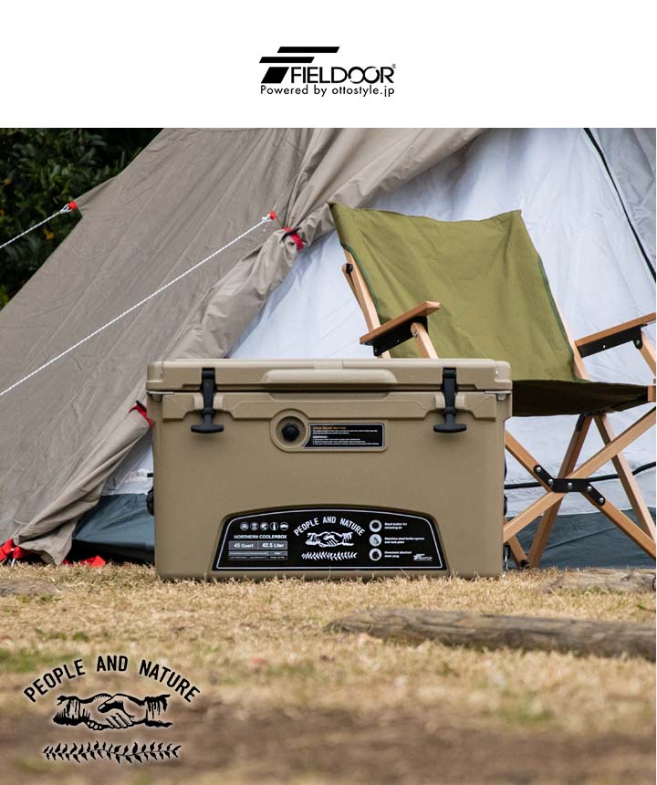 FIELDOOR　クーラーボックス 大容量 大型 42.5L/45QT 楽天市場】クーラーボックス 大容量 大型 42.5L/45QT ハードクーラー