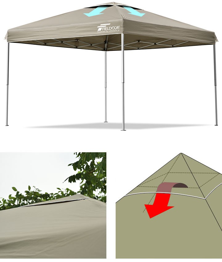 FIELDOOR ワンタッチタープテント3×3m(未使用) 楽天市場】【楽天1位】遮光/遮熱モデル追加！FIELDOOR