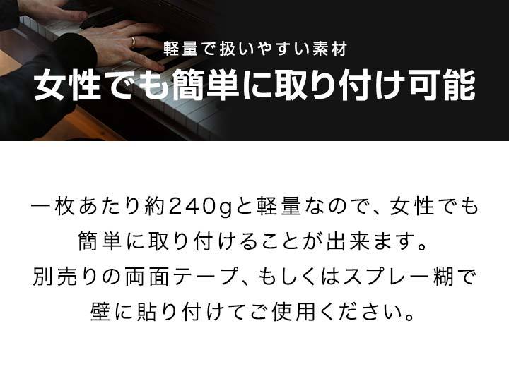 吸音材 日本製 50×50cm 厚さ5cm 12枚セット おすすめ 正方形 ブラック ...