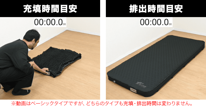 FIELDOOR（フィールドア） キャンプマット セミダブル SD 電動ポンプ