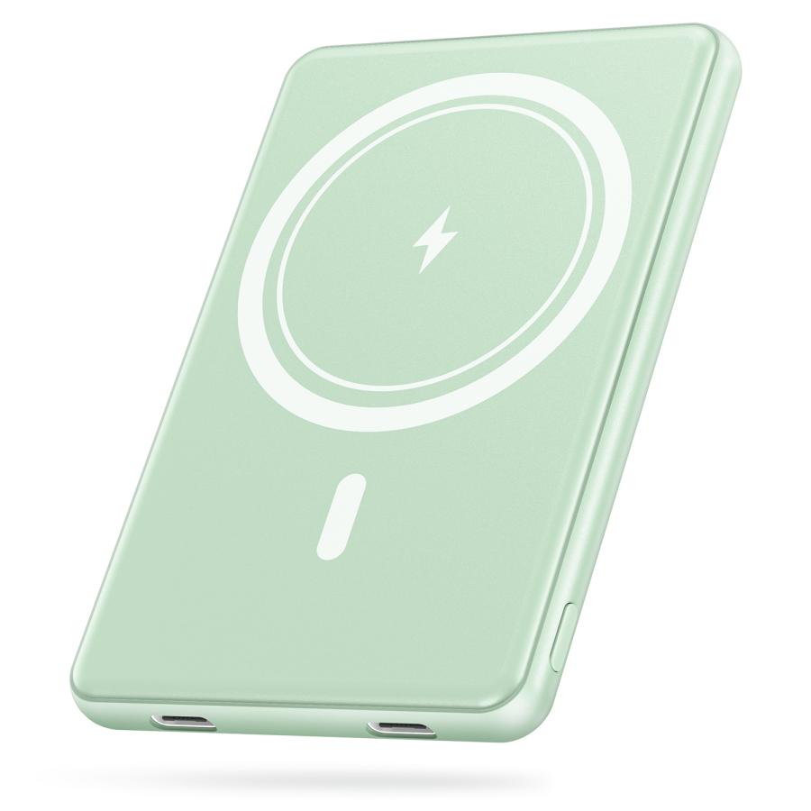 モバイルバッテリー MagSafe ワイヤレス 超薄型 大容量 8000mAh マグネット 軽量 急速充電 3台同時充電 有線 スマホ イヤホン IWatch 充電器 Type-C口 iPhone | ブランド登録なし | 04