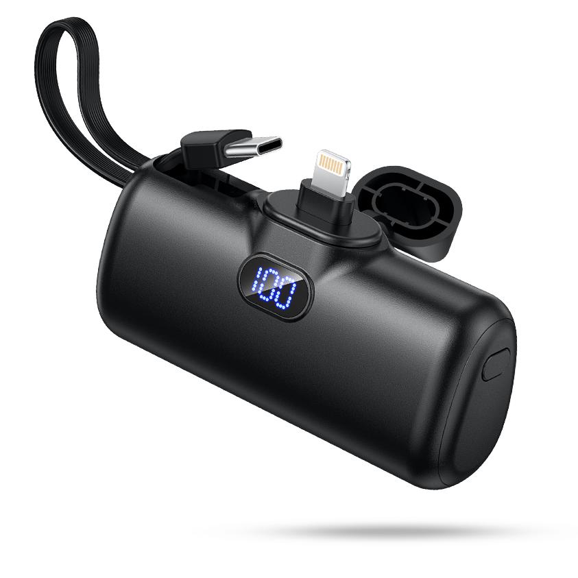 モバイルバッテリー 小型 軽量 6000mAh 急速充電 2台同時充電 iPhone・Type-C対応 機内持ち込み可 残量表示 スタンド付き PSE認証済み 【レビュー特典あり】 |  | 01