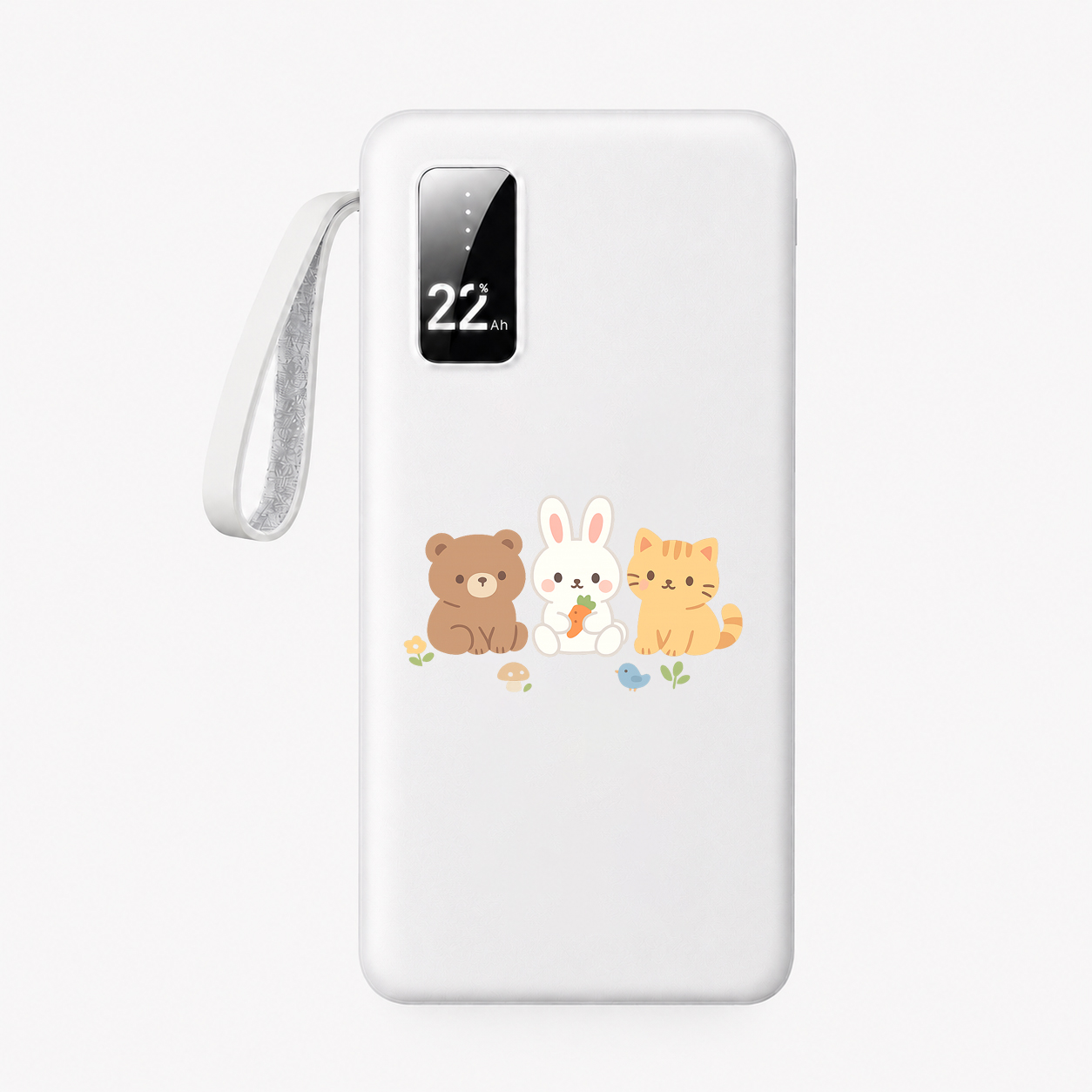オリジナル モバイルバッテリー 軽量 大容量 22800mAh かわいい