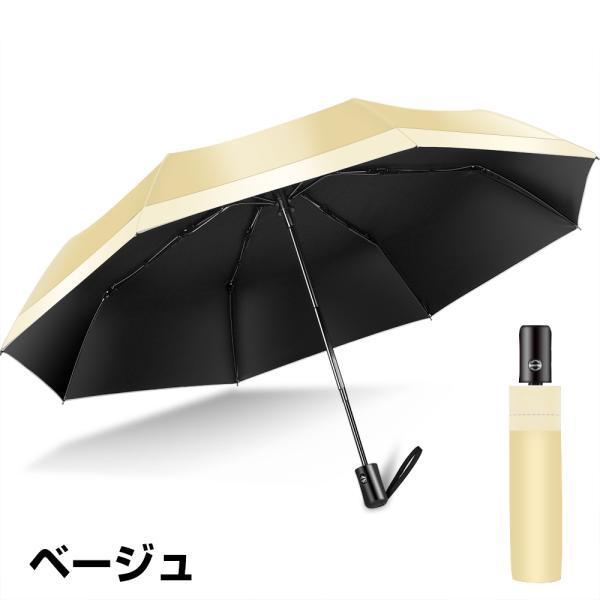 日傘 折りたたみ傘 完全遮光 晴雨兼用 レディース メンズ兼用 UVカット