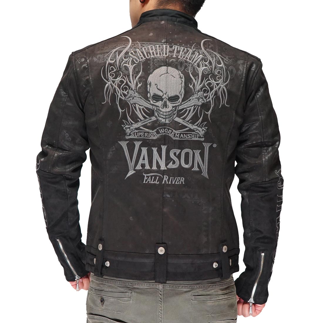 バンソン VANSON ライダース ジャケット アウター メンズ ボンディング