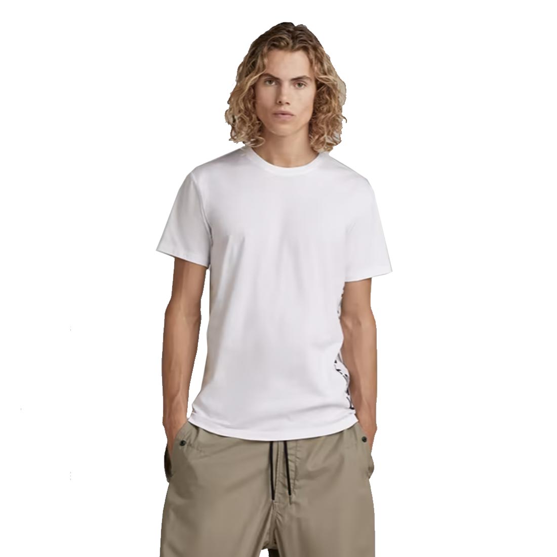 G-STAR RAW ジースター ロウ Tシャツ 半袖 メンズ SIDE LOGO T