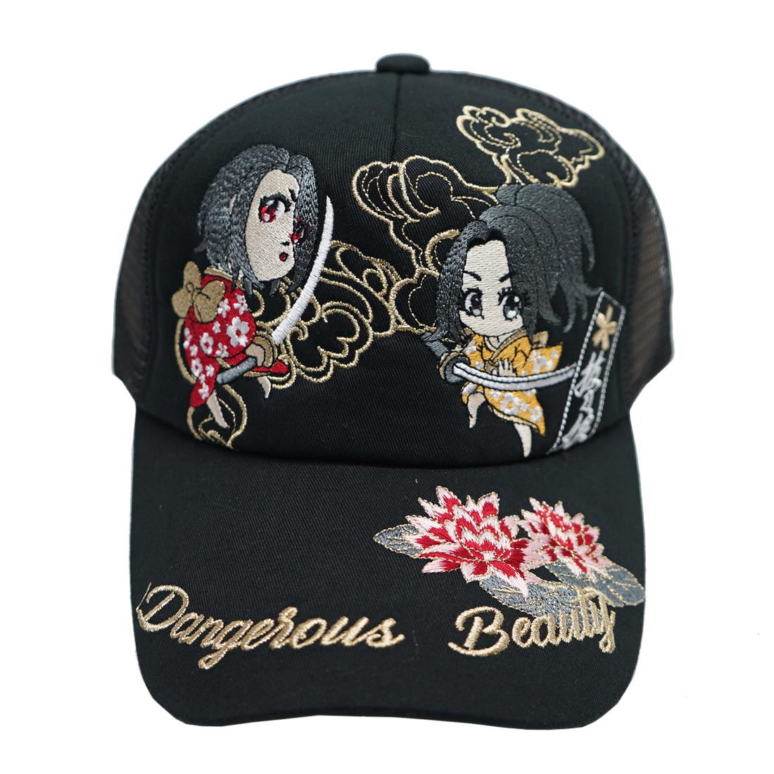 絡繰魂 抜刀娘 バットウムスメ 和柄 キャップ 帽子 CAP メンズ 凛 りん