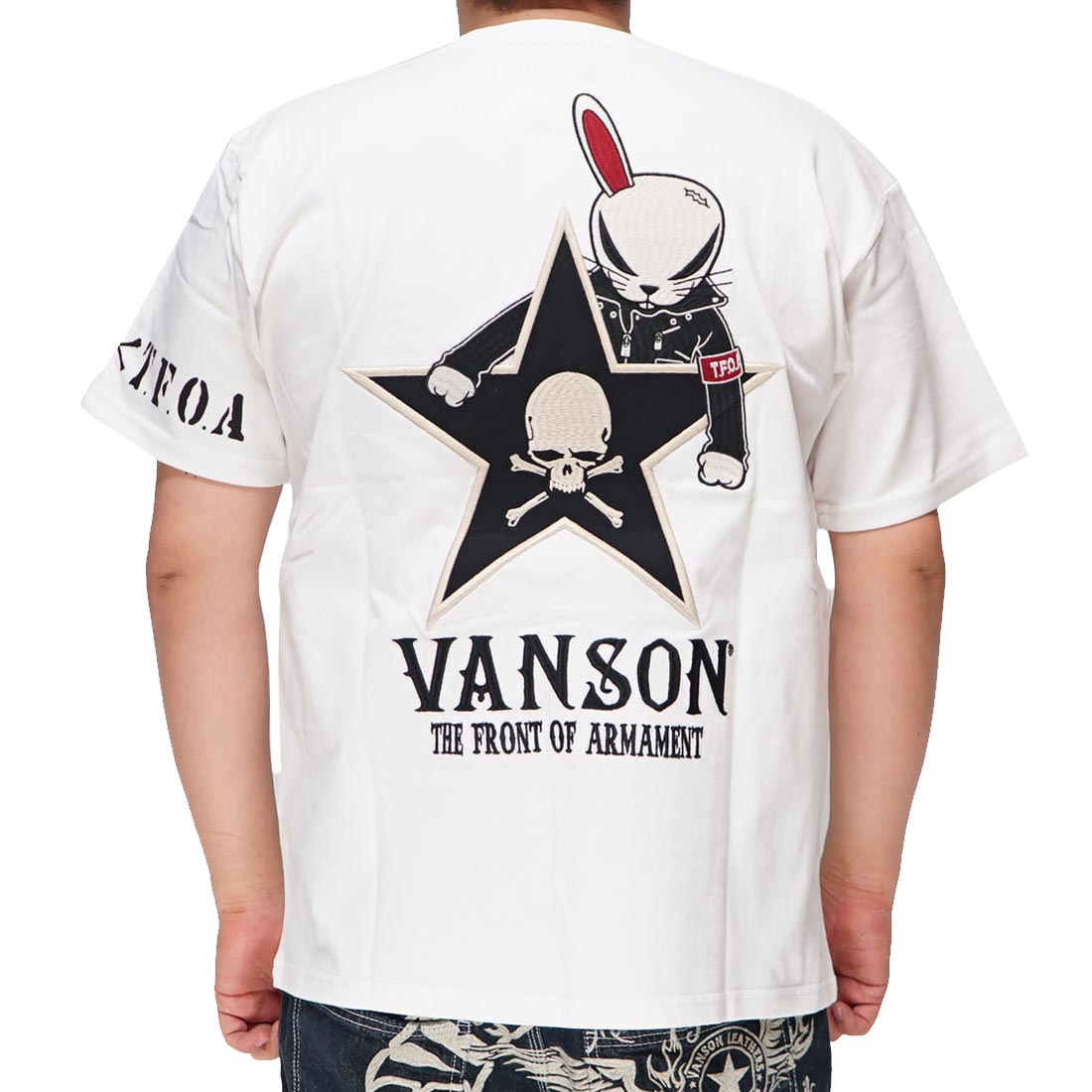 VANSON バンソン クローズ メンズ デスラビット Tシャツ 半袖 T.F.O.A